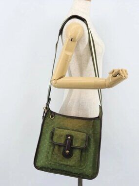 LOUIS VUITTON Monogram Mini Besace Mary Kate Bag TST Khaki M92322 LV Auth th6616